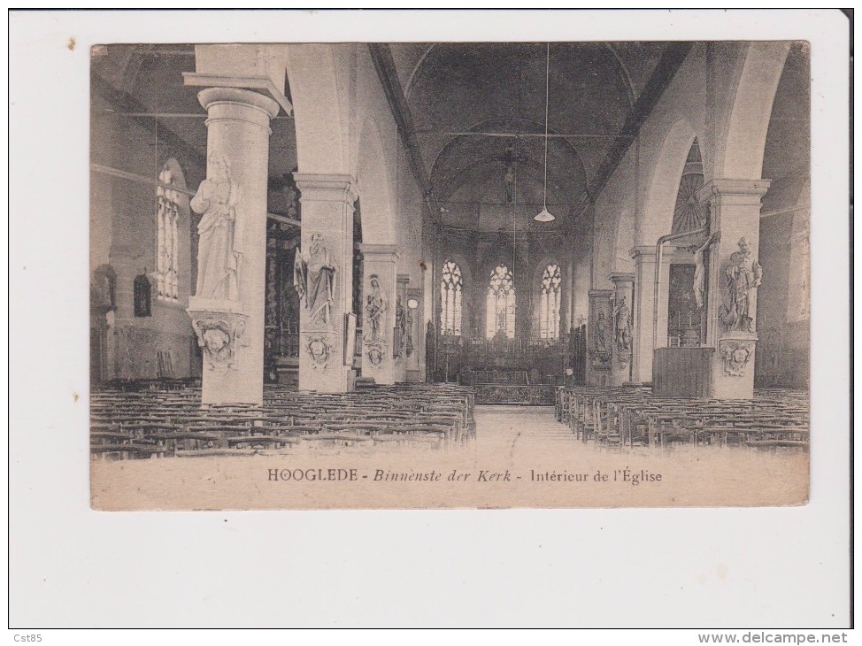 CPA - HOOGLEDE - Binnenste Der Kerk - Intérieur De L'Eglise - Hooglede