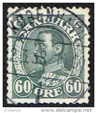 1934. Christian X. 60 Øre Blue Green LUX KØBENHAVN 12.3.38.  (Michel: 211) - JF164705 - Ungebraucht