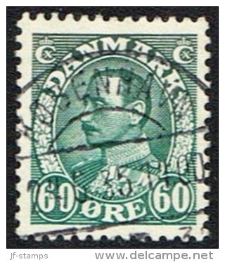 1934. Christian X. 60 Øre Blue Green LUX KØBENHAVN 24.6.35.  (Michel: 211) - JF164704 - Ungebraucht