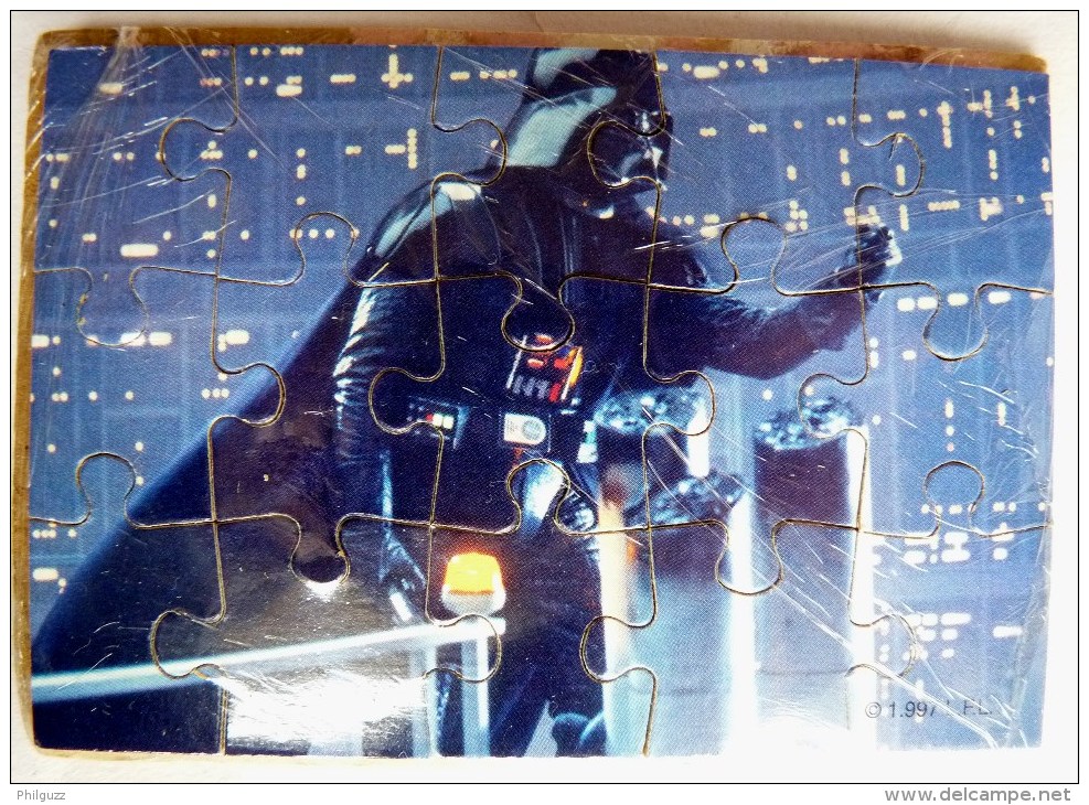 PAS KINDER PUZZLE TOMBOLA STAR WARS 1997 COMPLET AVEC BPZ DARK VADOR DARTH VADER - Puzzles