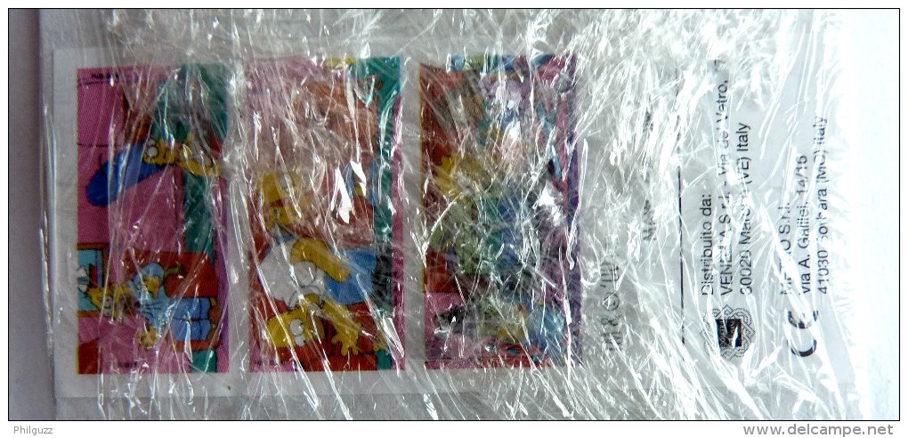 PAS KINDER PUZZLE TOMBOLA SIMPSON 2000 COMPLET AVEC BPZ 2 - Puzzles