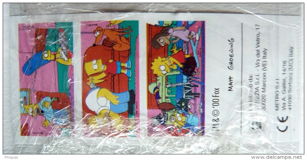 PAS KINDER PUZZLE TOMBOLA SIMPSON 2000 COMPLET AVEC BPZ 6 - Puzzles