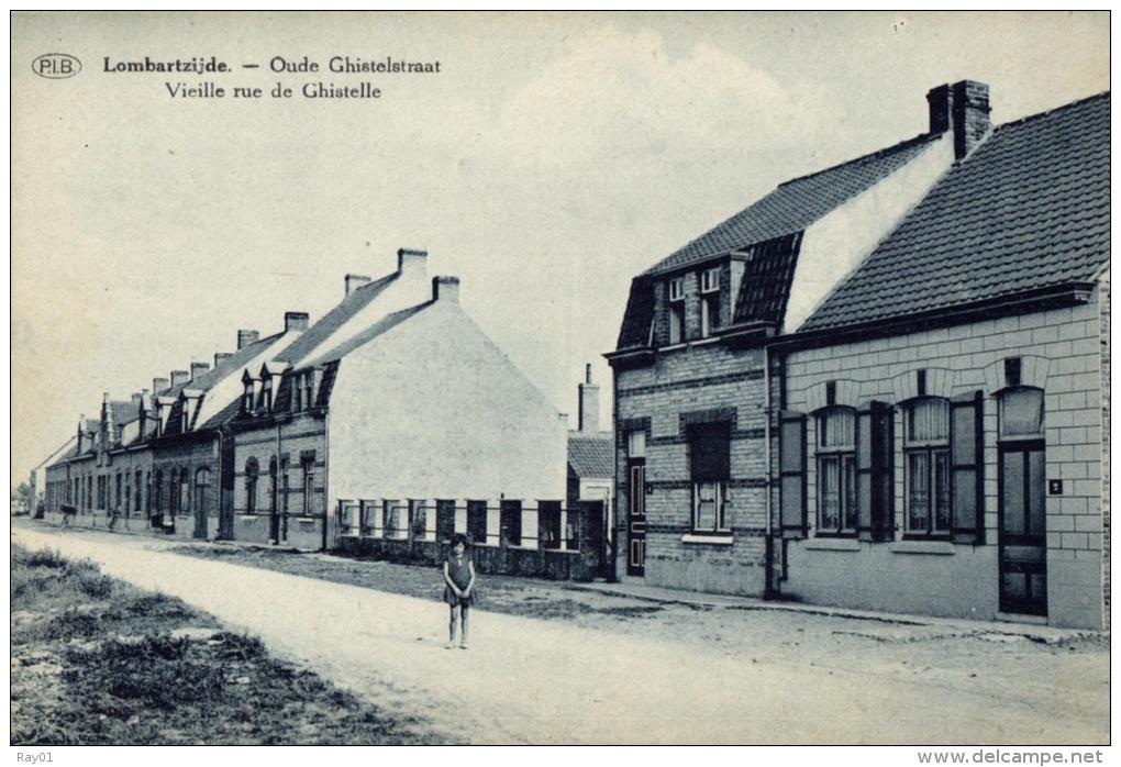 BELGIQUE - FLANDRE OCCIDENTALE - MIDDELKERKE - LOMBARDSIJDE - LOMBARTZIJDE - Oude Ghistelstraat - Vieille Rue De ... - Middelkerke