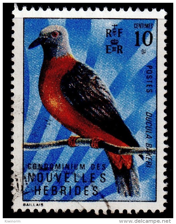 NEW HEBRIDES NOUVELLES HEBRIDES 1972 10c Definitive - Very Fine Used VFU - 1B305 - Used Stamps