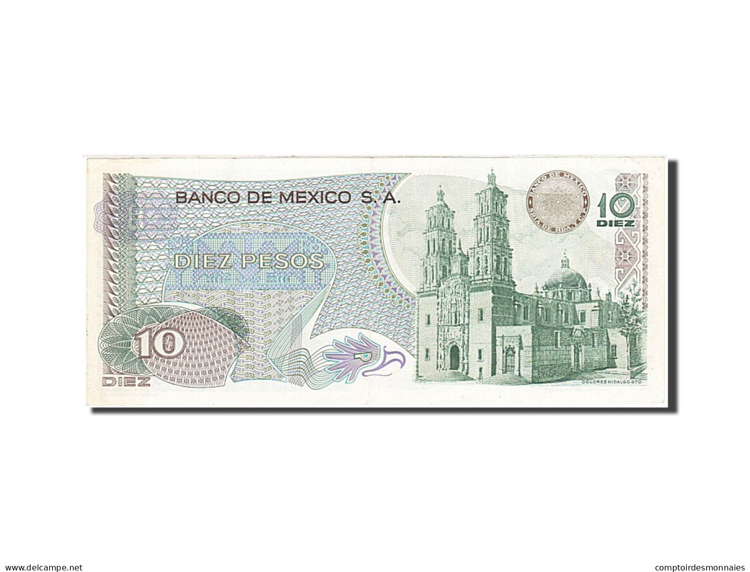 Billet, Mexique, 10 Pesos, 1969-1974, 1977-02-18, KM:63i, TTB+ - Mexique