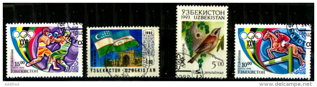 Ouzbékistan Scott N°3.11.115.116...oblitérés - Ouzbékistan