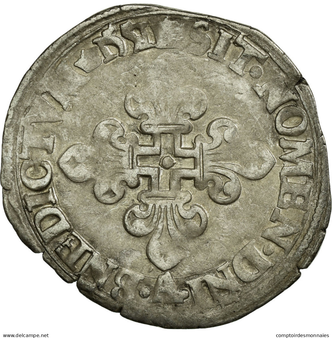 Monnaie, France, Demi Gros De Nesle, 1551, Paris, TB+, Argent, Ciani:1303 - 1547-1559 Heinrich II.