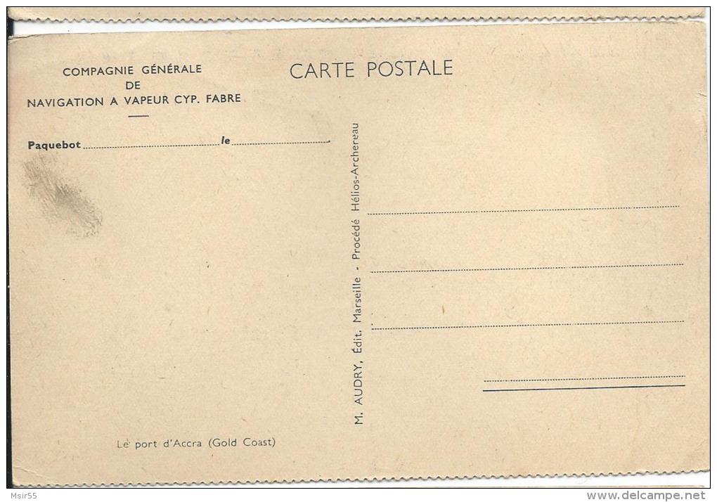CPA  -  GHANA  - Le Port D´Accra ( Golden Coast)- 1934 - Pierre ICHAC. - Ghana - Gold Coast