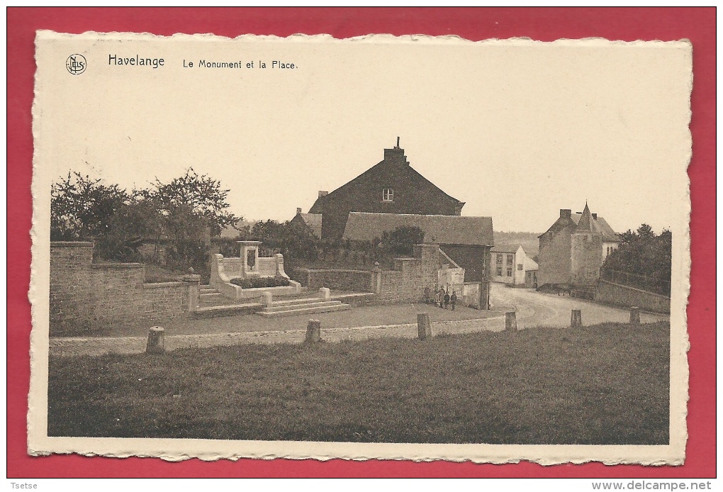 Havelange - Le Monument Et La Place - 1949 ( Voir Verso ) - Havelange