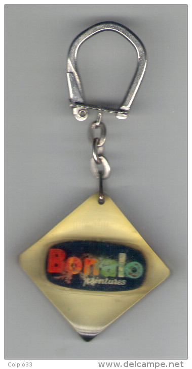 ..PORTE-CLEFS.   PEINTURES  BONALO .  . INCLUSION RESINE - Porte-clefs