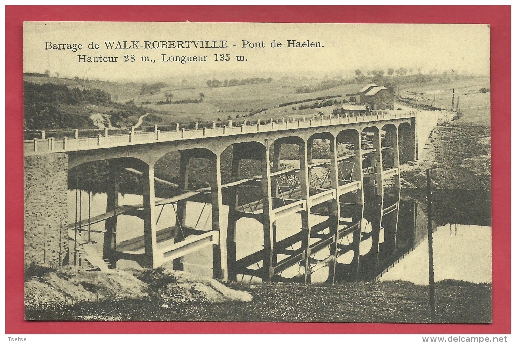 Walk-Robertville - Pont De Haelen - Barrage  ( Voir Verso ) - Weismes
