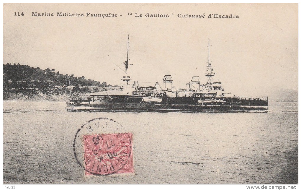 MARINE MILITAIRE FRANCAISE LE GAULOIS CUIRASSE D ESCADRE - Warships