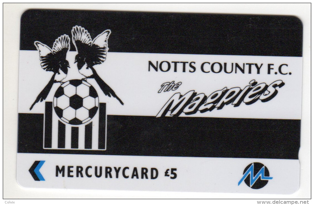 ROYAUME UNI MERCURYCARD TELECARTE SPORT FOOT NOTTS COUNTY F.C - Sport