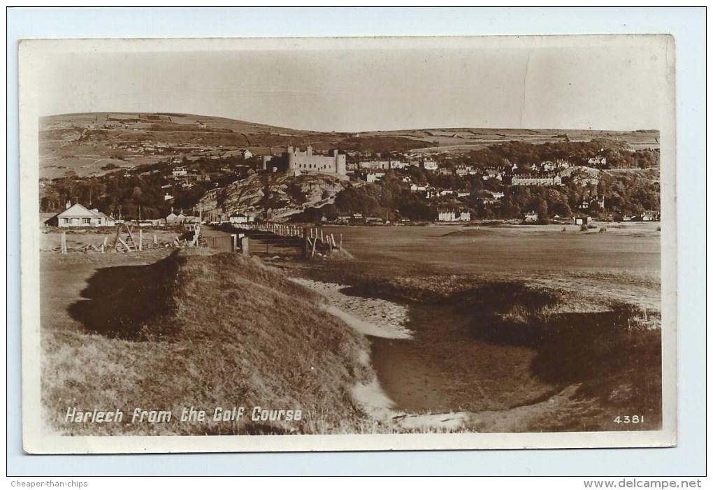 Harlech From The Golf Course - Merionethshire