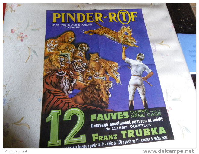 Affichette Pinder Issue De Fascicule....Regardez Mes Ventes J'en Ai D'autres...... - Afiches