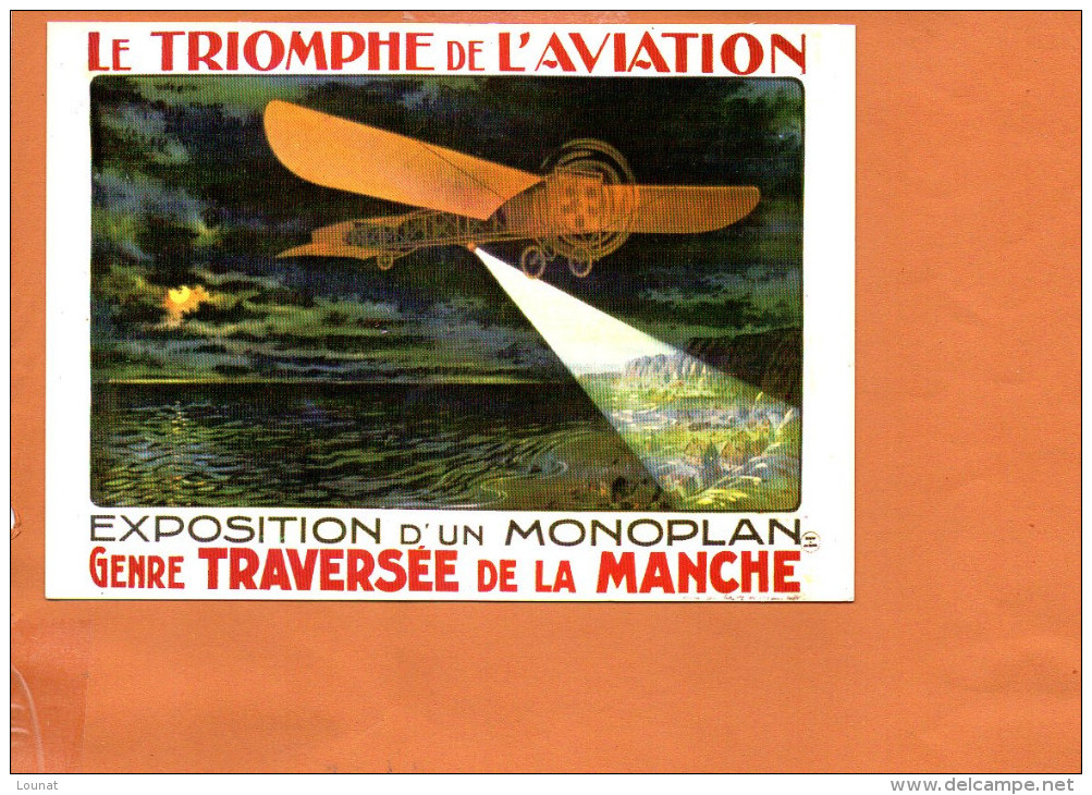 Avion : Le Triomphe De L´aviation -exposition D´un Monoplan - Autres & Non Classés