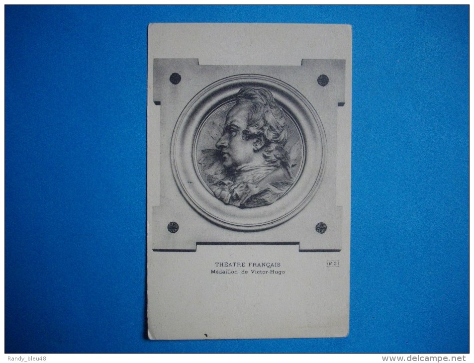 PERSONNAGES CELEBRES  -  POETE  - Ecrivain    - Musée Théatre Francis  -  Médaillon De Victor HUGO - Geschichte