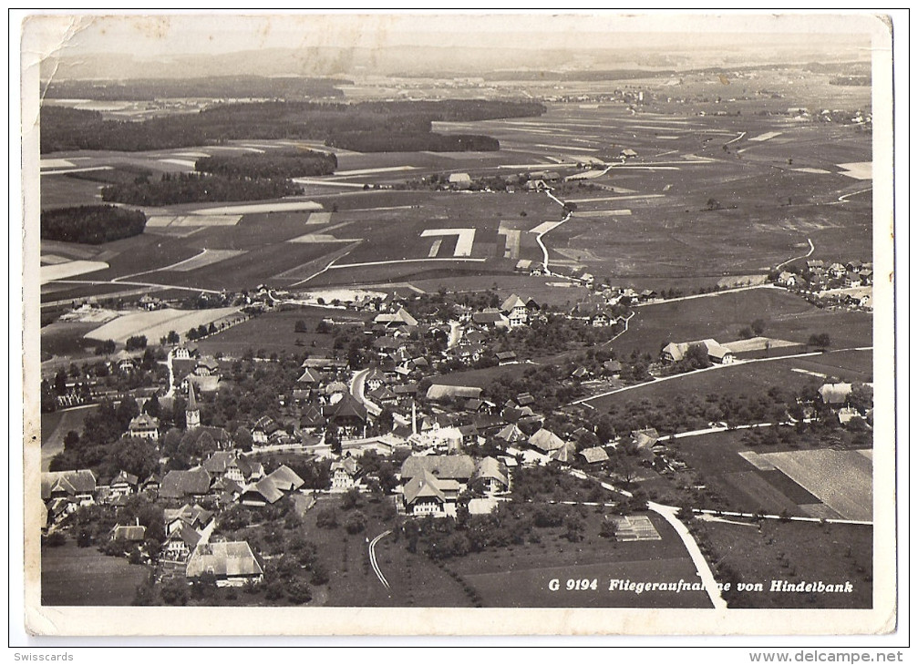 HINDELBANK: Fliegeraufnahme 1937 - Autres & Non Classés