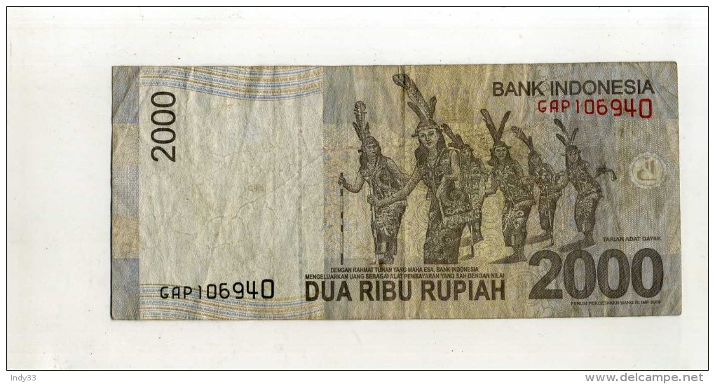 - INDONESIE . BILLET 2000 R. 2009 . - Indonesia