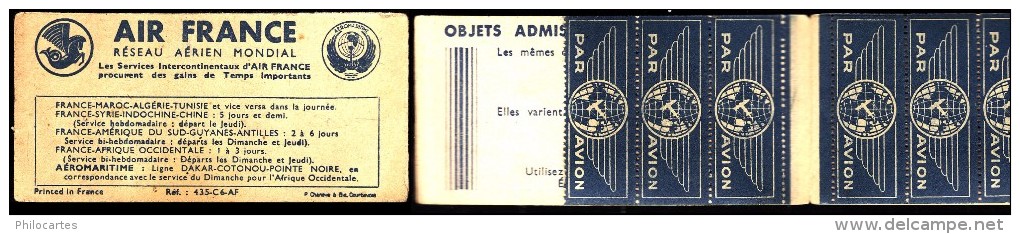 Carnet  De 8 Etiquettes  AIR FRANCE - Aviation