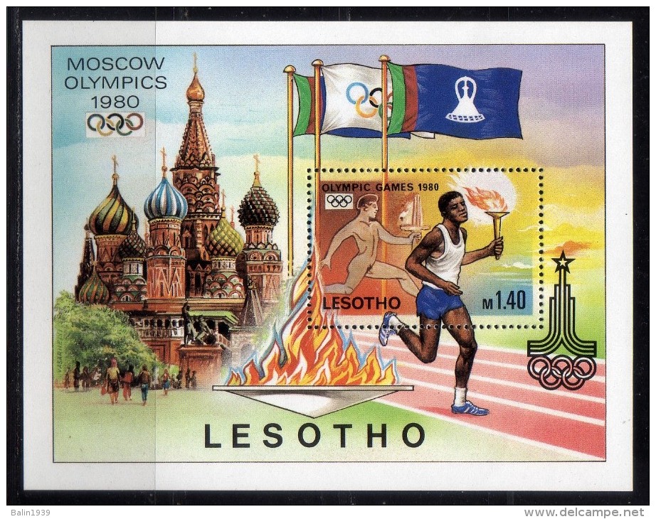 1980 - Lesotho - JJOO De Moscu - HB - MNH - Verano 1980: Moscu