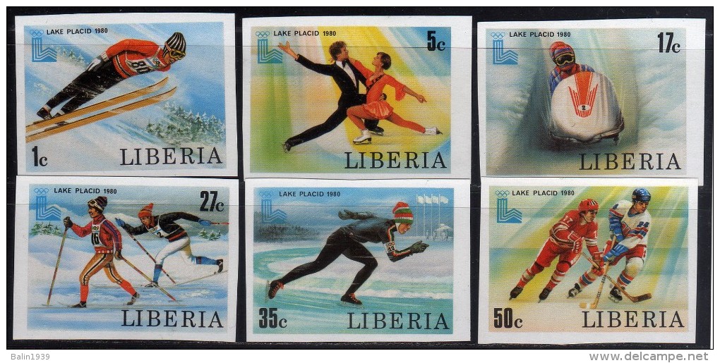 1980 - Liberia - JJOO De Lake Placid - Serie - Sin Dentar - MNH - Verano 1980: Moscu