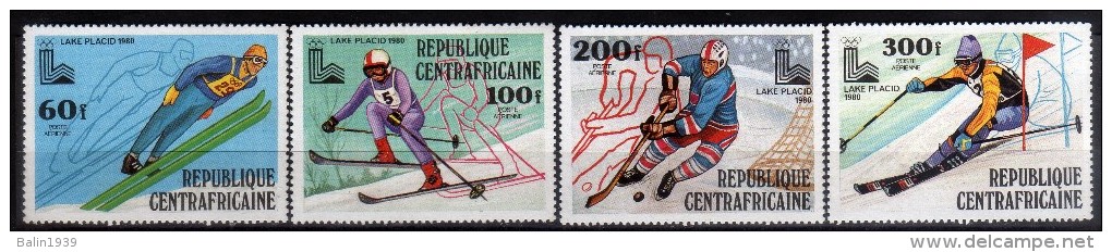 1980 - R. Centroafricana - JJOO. De Lake Placid - Serie - MNH - Verano 1980: Moscu