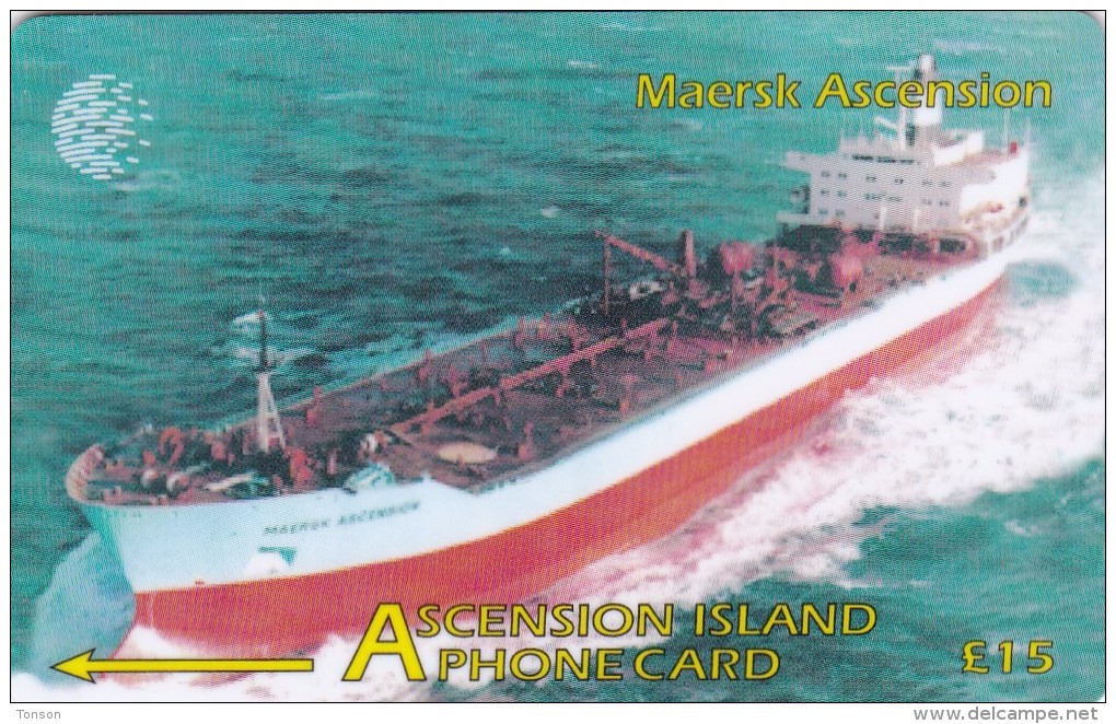 Ascension, 268CASB, Maersk Ascension, Ship, 2 Scans. - Ascension