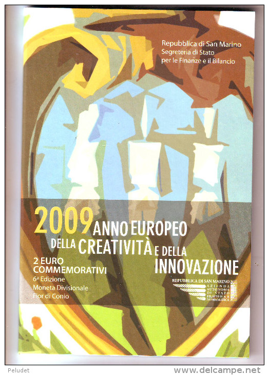 SAN MARINO 2 EUROS 2009 ANNO EUROPEO CREATIVITA INNOVAZIONE - San Marino
