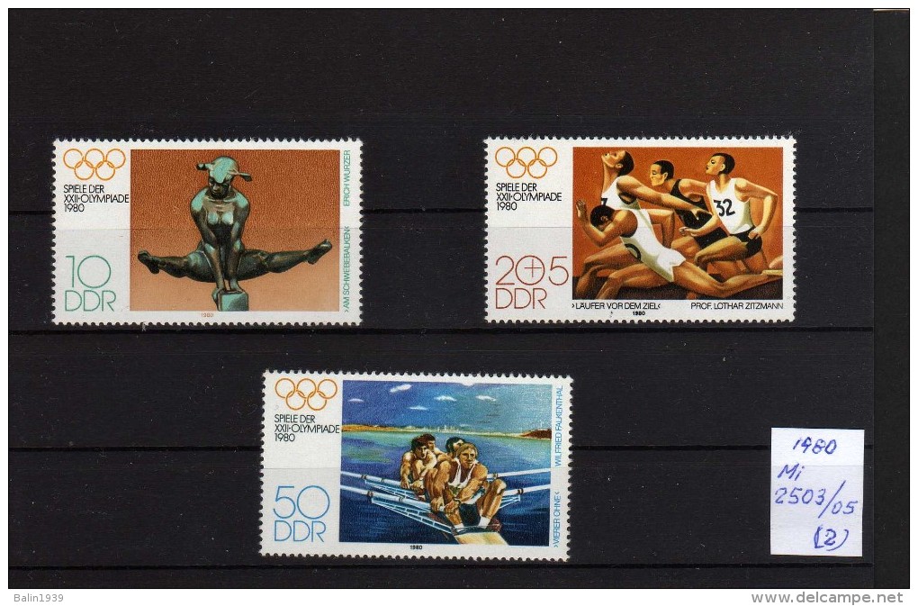 1980 - Rusia - JJOO De Moscu 80 - MNH - Verano 1980: Moscu