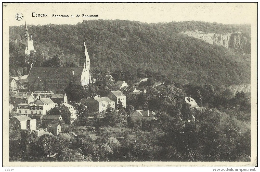 Esneux -- Panorama Vu De Beaumont.   (2 Scans) - Esneux