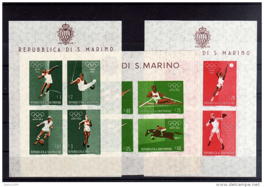 1980 - San Marino - JJOO De Moscu 80 - MNH - Verano 1980: Moscu