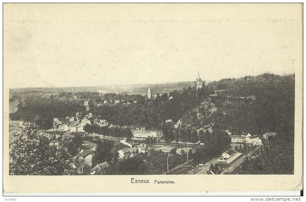 Esneux -- Panorama.   (2 Scans) - Esneux