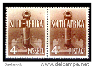 Africa-del-Sud-0007 (1941 - Y&T N, 122+129 (+) Privi Di Difetti Occulti). - Ungebraucht