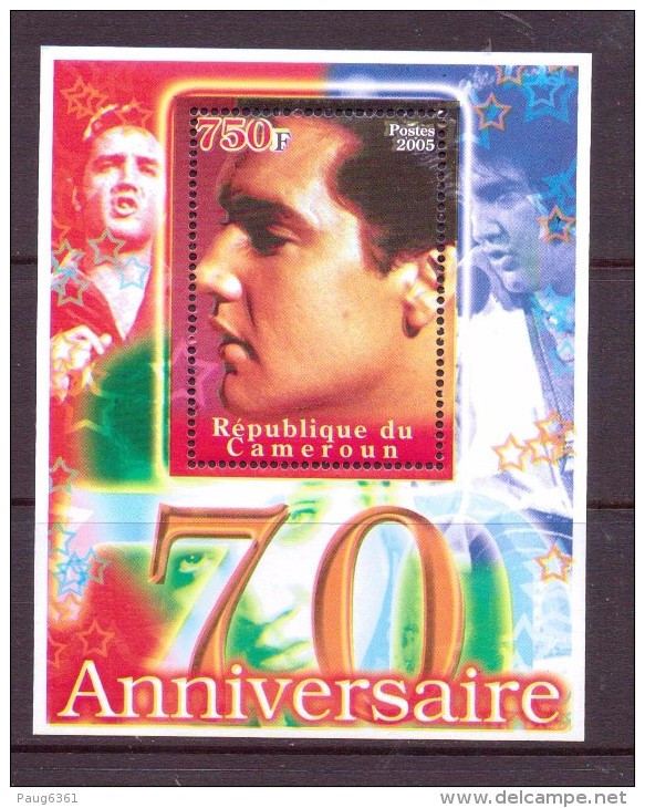 C AMEROUN 2005 ELVIS PRESLEY  YVERT N° NEUF MNH** - Elvis Presley