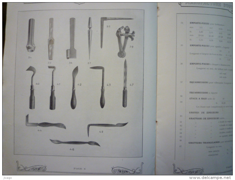 HERIMONCOURT (Doubs) :  Catalogue D'OUTILS De La Manufacture D'Outillage  AMSTUTZ  1925   - Supplies And Equipment