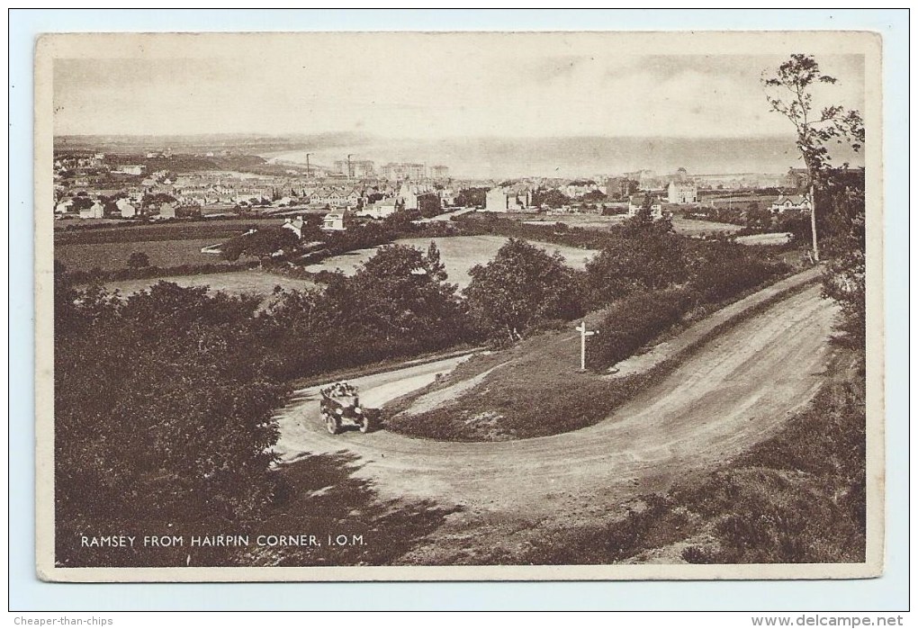 Ramsey From Hairpin Corner - Isle Of Man