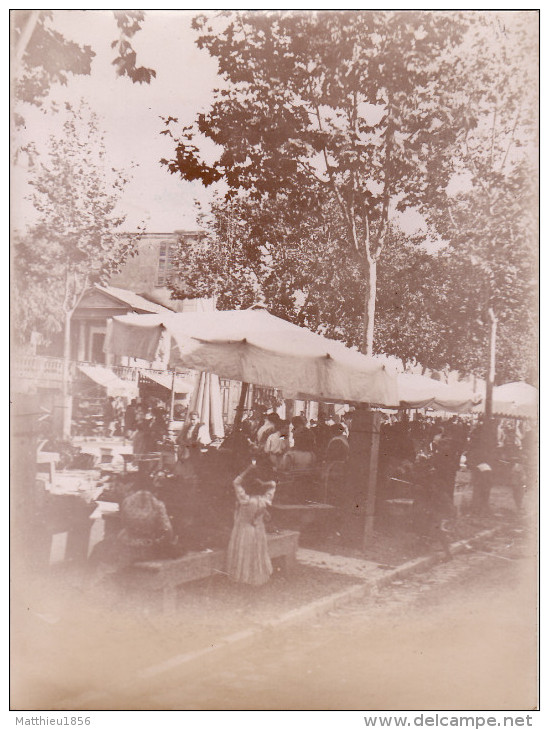 Photo Octobre 1896 NICE - Le Marché Aux Fleurs (A131) - Mercati, Feste