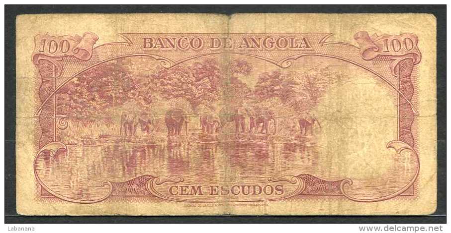 Angola 4 Billets De 1962-1970 - Angola