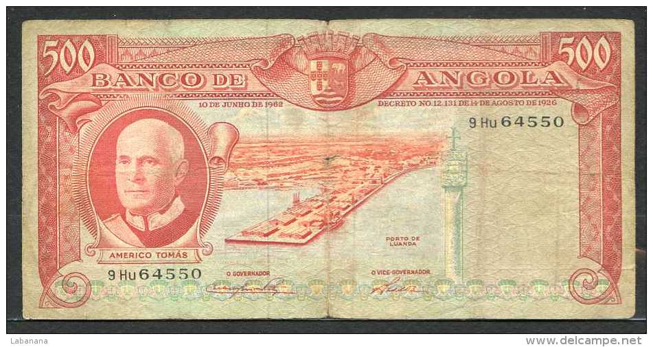 Angola 4 Billets De 1962-1970 - Angola