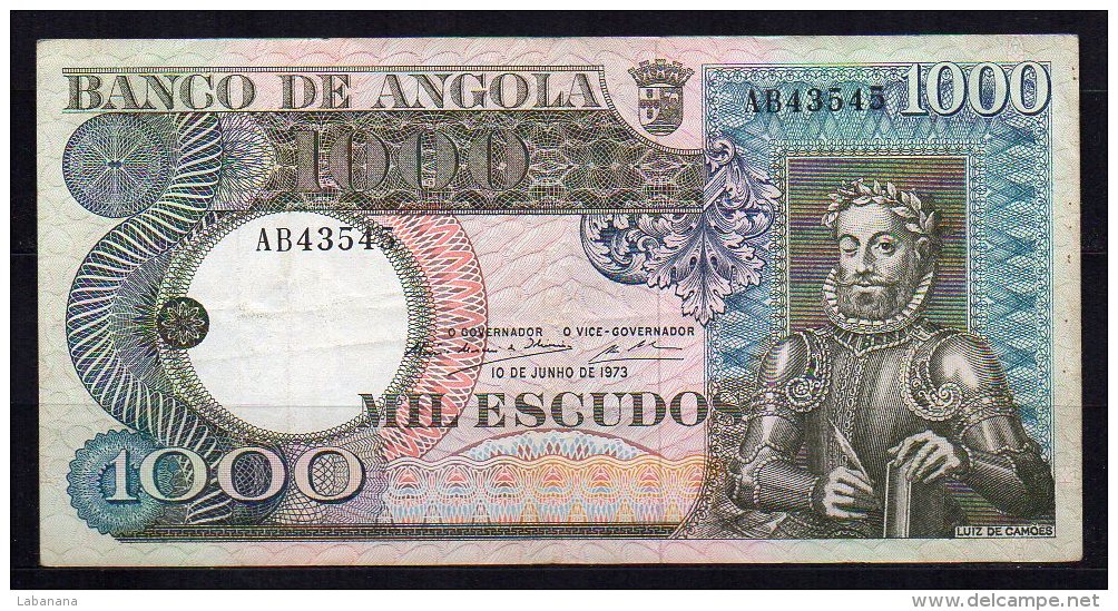 Angola Billet De 1000 Escudos 1973 AB435 - Angola