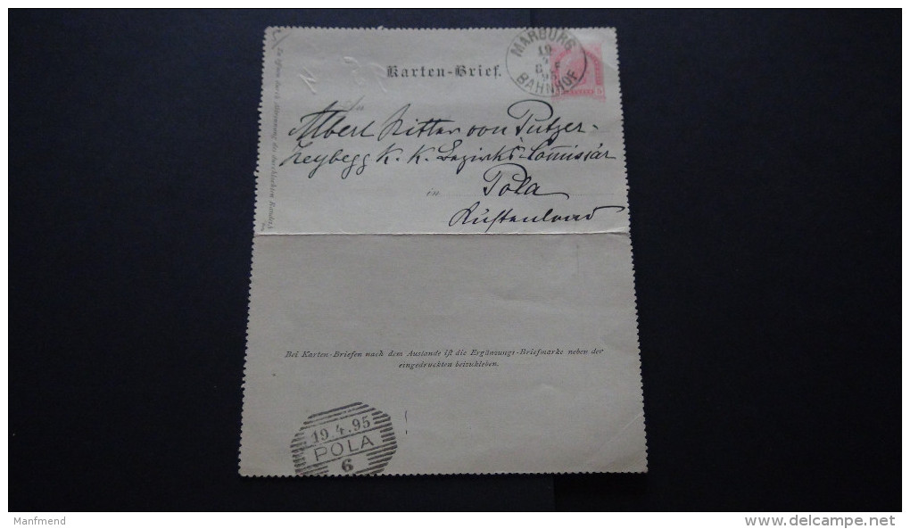 Austria - 1890 - Mi: K 22 O - Postal Stationery - Look Scans - Other & Unclassified