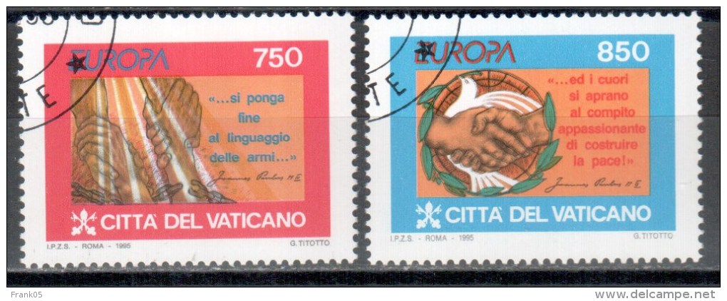 Vatikan / Vatican 1995 Satz/set EUROPA Used/gestempelt - 1995
