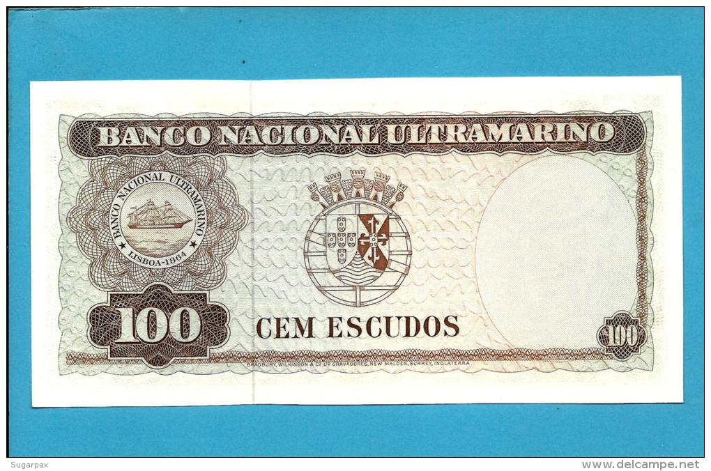 TIMOR - 100 ESCUDOS - 25.04.1963 - P 28 - Sign. 8 - UNC - REGULO D. ALEIXO - PORTUGAL - Timor