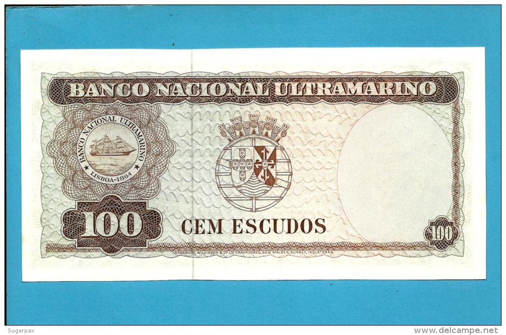 TIMOR - 100 ESCUDOS - 25.04.1963 - P 28 - Sign. 8 - UNC - REGULO D. ALEIXO - PORTUGAL - Timor