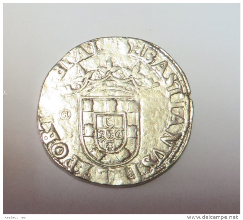 D Filipe I Tostão (Replica Com Banho De Níquel Mate REPRODUCTION  Fausse Monnaie) - 2 Scans - Valse Munten