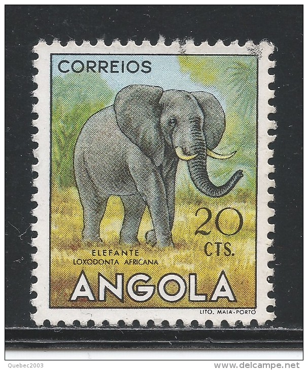 Angola 1953. Scott #364 (U) Fauna, Elephant - Angola