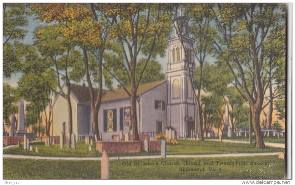 USA, Old St. John's Church, Richmond, VA, Unused Postcard [16452] - Richmond