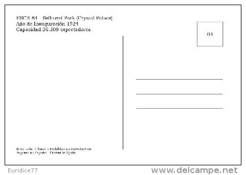 Stadium Selhurst Park (Crystal Palace,England) Postcard - Size: 15x10 Cm. Aprox - Fútbol