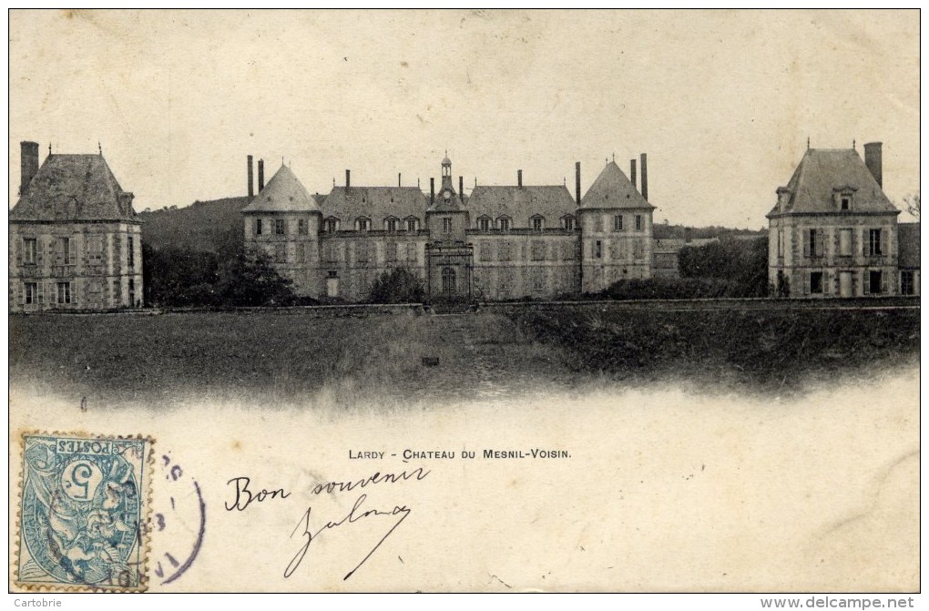 91 - LARDY - Château Du Mesnil-Voisin - Carte Précurseur - Lardy